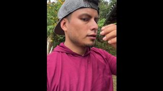 I was exercising on the farm and ended up masturbating.