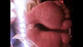 Soles Under Bed 2 - Rubbing Feet ASMR