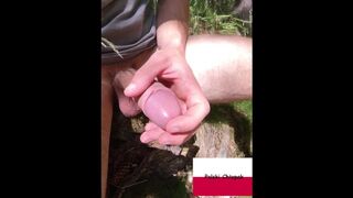 Polski penis i zabawa w lesie