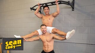 SEAN CODY - Dale Fucks Johnny Donovan's Mouth Then Bends Over The Bench & Lets Him Rim His Hole