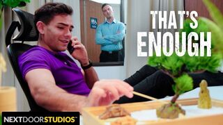 Bratty Employee Becomes Sexy Boss's Bitch - Derek Kage, Damian Night - NextDoorStudios