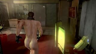 Running Through the CIty Armed and Naked | Resident Evil 6 Nude - Part 01