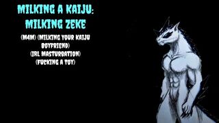 Milking a Kaiju: Milking Your Kaiju Boyfriend (M4M) (ASMR)