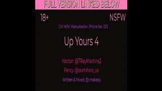 Phone Sex between a brat and his bully