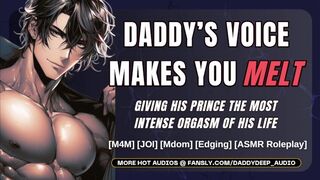 Dom Boyfriend Edges & Teases You to Insane Orgasm | JOI | Male Moaning Audio | Gay NSFW ASMR