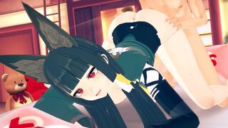 MIYABI HOSHIMI LOVES ROUGH SEX ZENLESS ZONE ZERO HENTAI