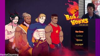 (Gay)A whole new world! Burning Horns A Bara isekai RPG #1 W/HentaiMasterArt