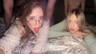 Hot girl loves to suck and fuck doggystyle