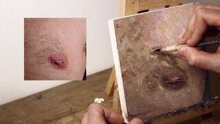 JOI OF PAINTING EPISODE 75 - Sensual Chest Work