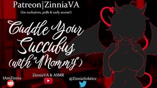 SFW ASMR/RP - Cuddle Your Succubus (w/"Mommys") [(T)F4A][Succubus GF][Magic][Size Difference]