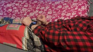 Jerking off instead of lunch.