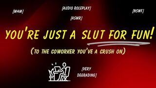 [M4M ASMR] Straight Coworker Miguel DEGRADES you You're His Slave now [Audio Roleplay]