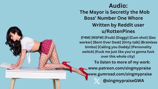 The Mayor is Secretly the Mob Boss' Number One Whore audio -Singmypraise
