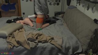 Milking my cock in fuck machine - unbelivable orgasm!