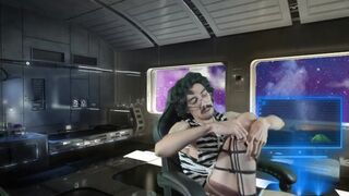 Self tie rope play Shibari in space