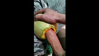 trying new things with a melon