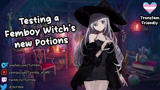 Testing a Femboy Witch's New Potions || NSFW ASMR || yaoi