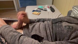 Morning’s jerking off.