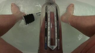 POV Bathmate Pumping Session 4K 60 FPS (Hydro7 vs Hydromax7)