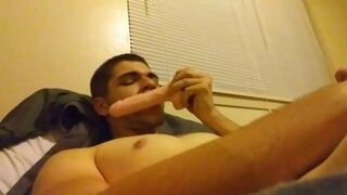 Lazy throat fuck