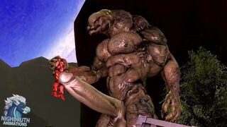 Surrounded, Hyper Sangheili Muscle Growth Animation