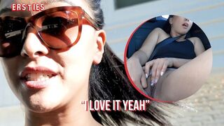 Ersties - Sexy Jin Masturbates While Being Drove Around in a Taxi