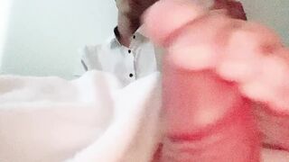 [To M man] De S handsome member of society kicks a dick