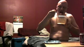 piggy feeding belly stuffing soda chug 10/16/18