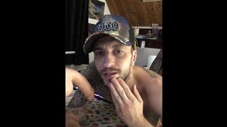 A bit of a sloppy cock sucking before I get sloppier!!‍