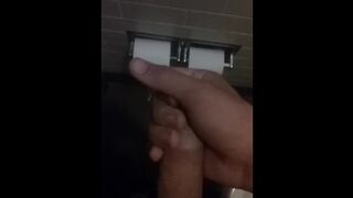 Masterbating in work restroom full video