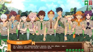 Game: Friends Camp, Way 2, Episode 34 - Building in the camp (Russian voiceover)