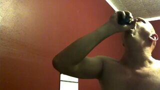 piggy blowjob practice with toy 9/4/18