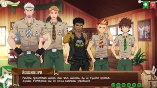 Game: Camp of Friends, Path 2, Episode 44 - Kiran's Arrival (Russian voiceover)
