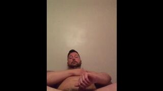 Slapping my nuts and jackin