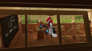 Tormiline Protogen furry gets railed after class