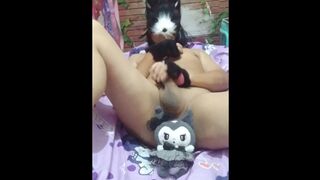 Therian Femboy Asian Soft porn Shyly Masturbating