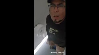 horny inside the public restrooms of the ferry trip