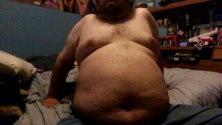 chug after whole med pizza