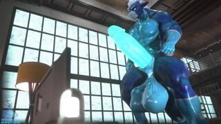 Cock Hungry, Druth Cock Vore Growth Animation