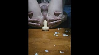 Taking my dildo deep!