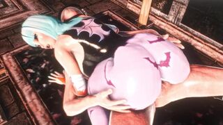 Morrigan Aensland in the Electron Temple (Part 1)