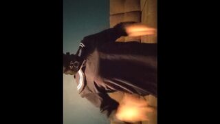 Sissy School Girl Gets Dressed and Twirls Around