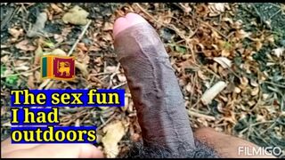 The experience of sex in the jungle,කැලේ ගිහින් බඩුවක් ගැහුවා #srilanka #Asian