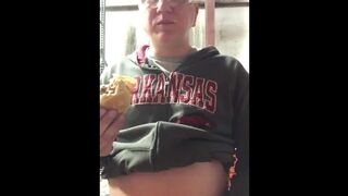 Piggy lunch feeding 3-28-22