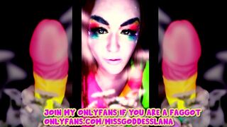 Comment if I can Fuck you with my Rainbow Dildo FAGBOI