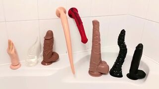 Anal Dildo Marathon