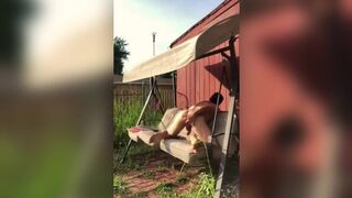 STRIPPING NAKED OUTSIDE WITH NEIGHBORS OUT