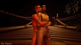 Two gay master and slave secretly met to fuck - Wild LIfe