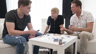 Tiny Boy Caleb Anthony Gives Up His Tight Hole To Big Step Brother And Horny Step Dad - FamilyDick