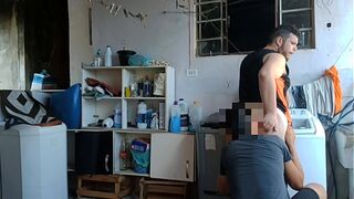 TBT Giant Neighbor Eats the Fat Guy on the Rooftop (COMPLETE ON SHEER AND RED)